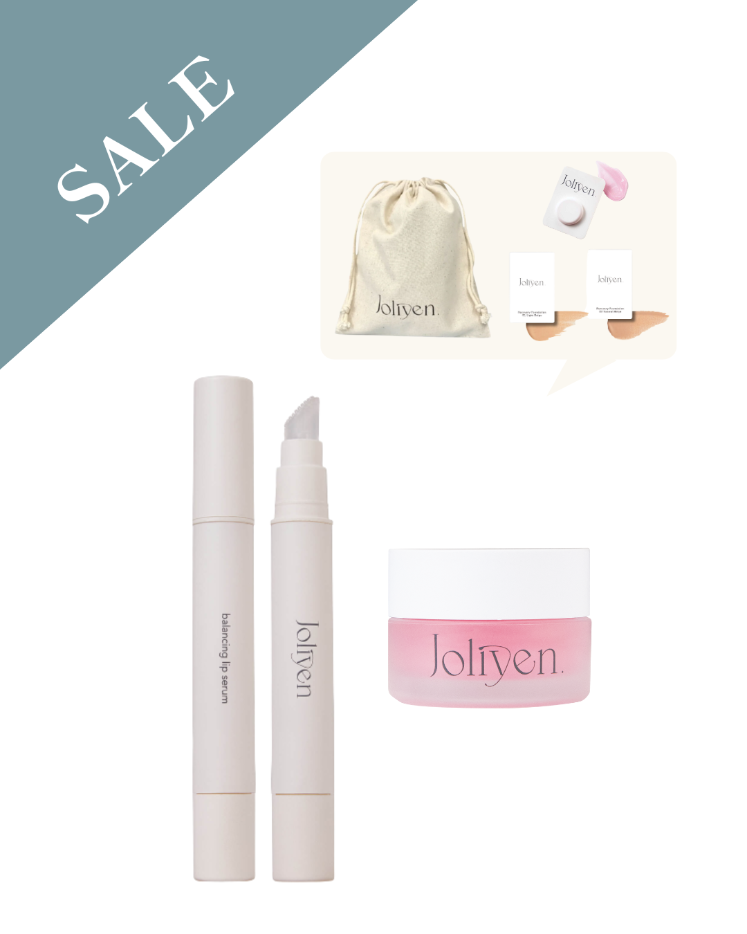 ⚫︎えり 様【2点セット】joliyen ジョリエン  リップバーム アイベース Joliyen ジョリエン Balancing Lip Serum バランシングリップ